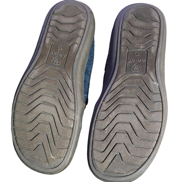 Ariat navy Lincoln sherpa lined slipper size 10 - Picture 8 of 14